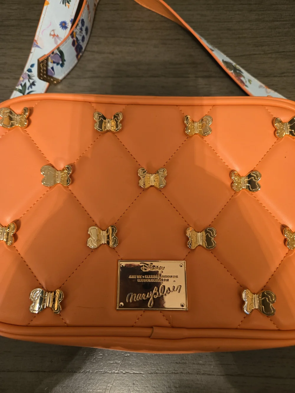 Alice in wonderland 70th anniversary crossbody handbag  Coral
